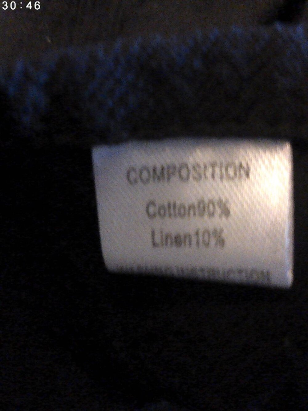 Black Cotton Linen Apron One Size Kitchen Barista Bakery NWOT Handmade - Picture 6 of 10